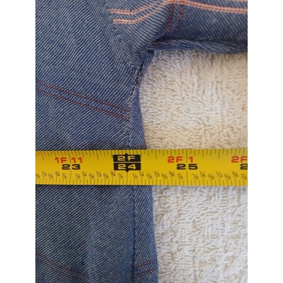 Women’s Democracy blue plaid button down tie front blouse‎ size 2X - Picture 11 of 14